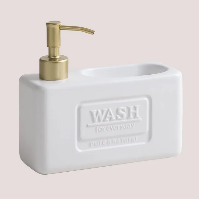 Sklum Yaddiel Gold dispenser sapone ceramica