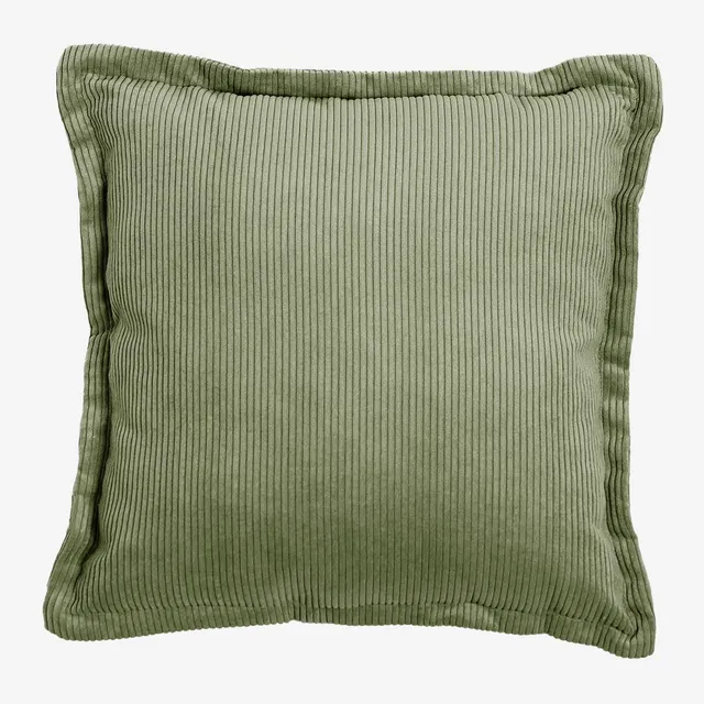 Sklum Kata Cuscino Quadrato 53x53 cm Velluto Verde Militare
