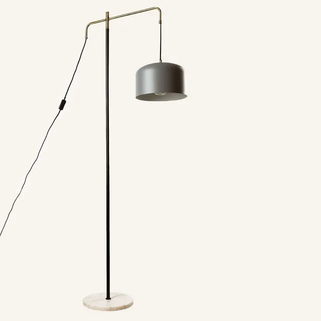 Sklum Lidyas piantana paralume ferro grigio 160 cm