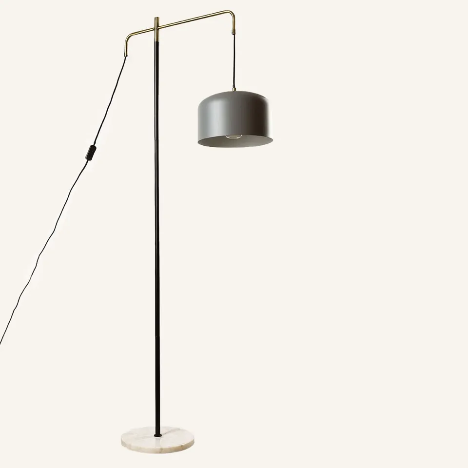 Sklum Lidyas piantana paralume ferro grigio 160 cm