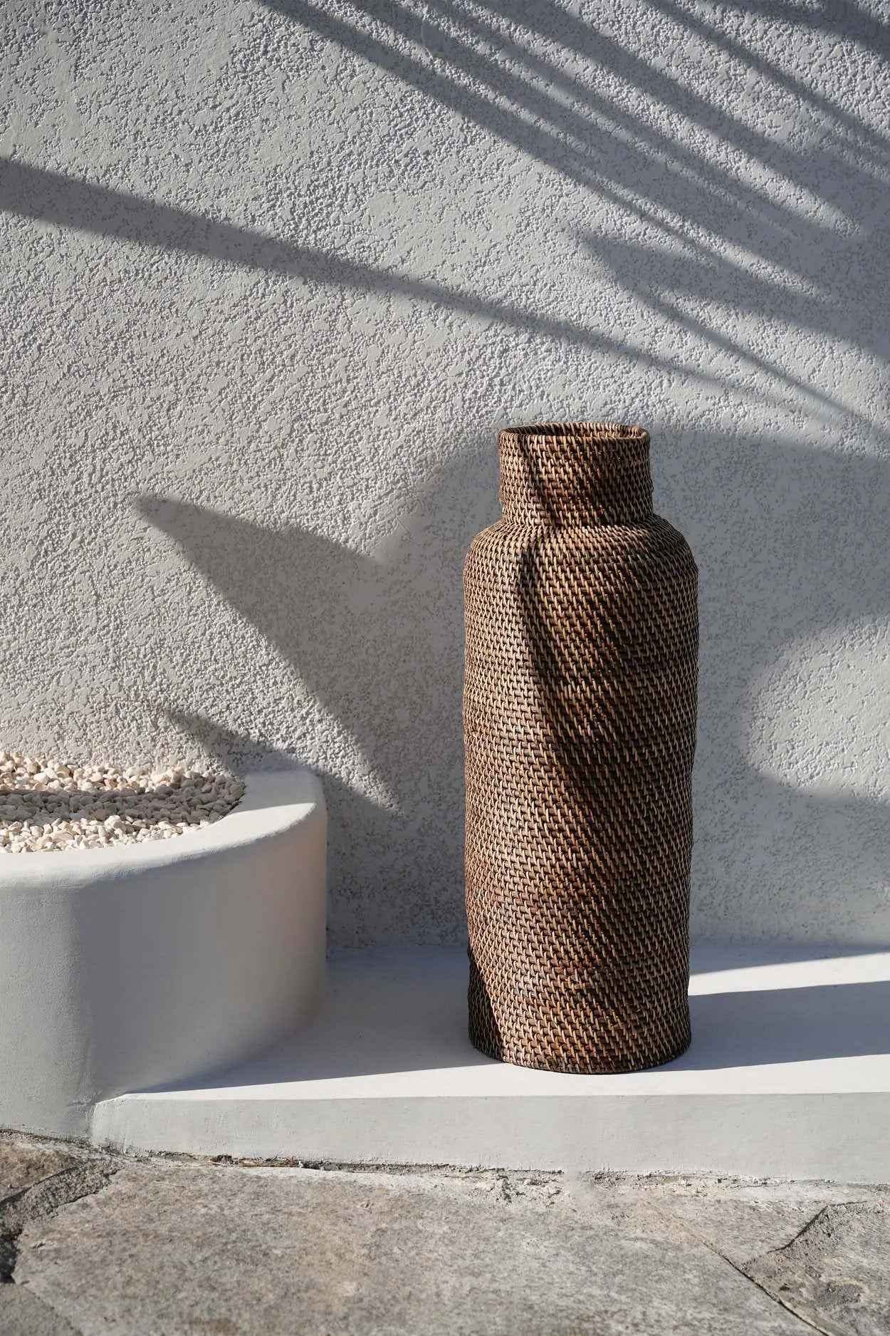 Bambua Colonial portaombrelli rattan marrone naturale