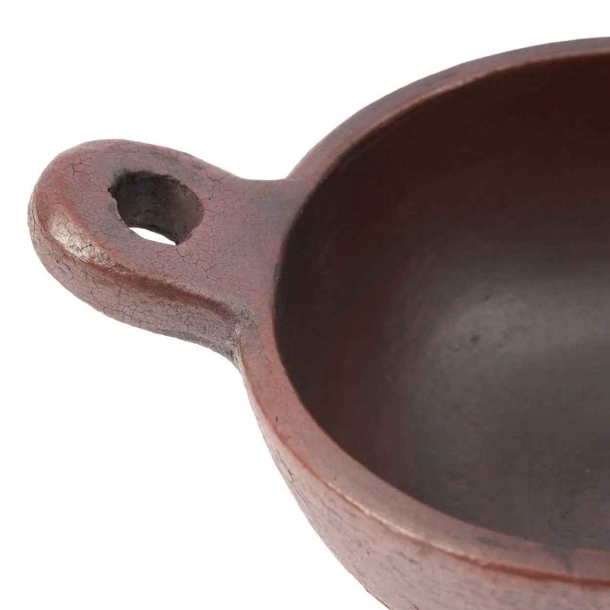 Bambua Ethnic salsiera terracotta S con manico