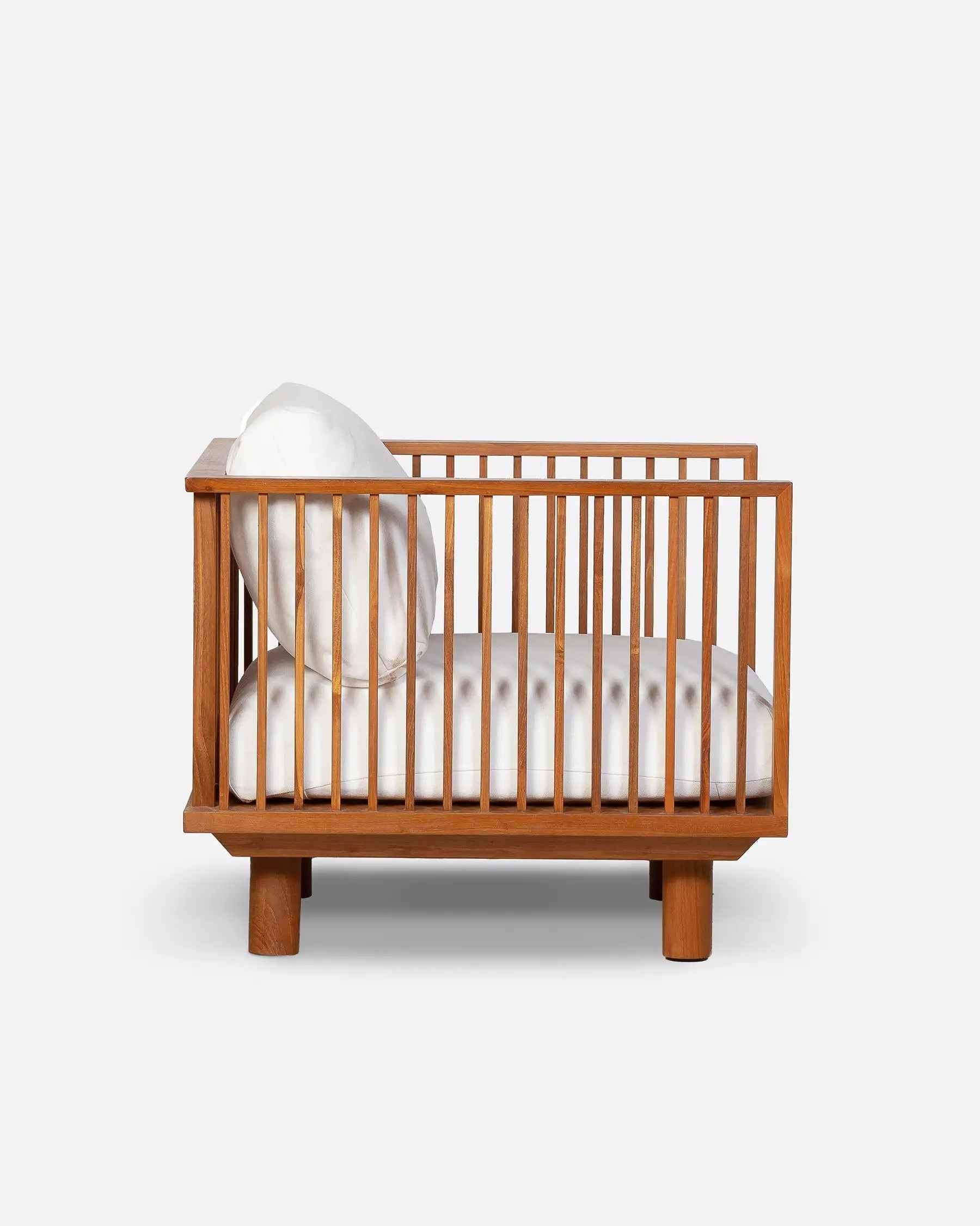 Bambua Toprak divano esterno teak 1 posto
