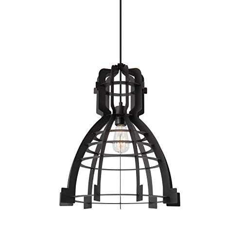 Sklum Edge lampadario nero Ø42 cm acciaio
