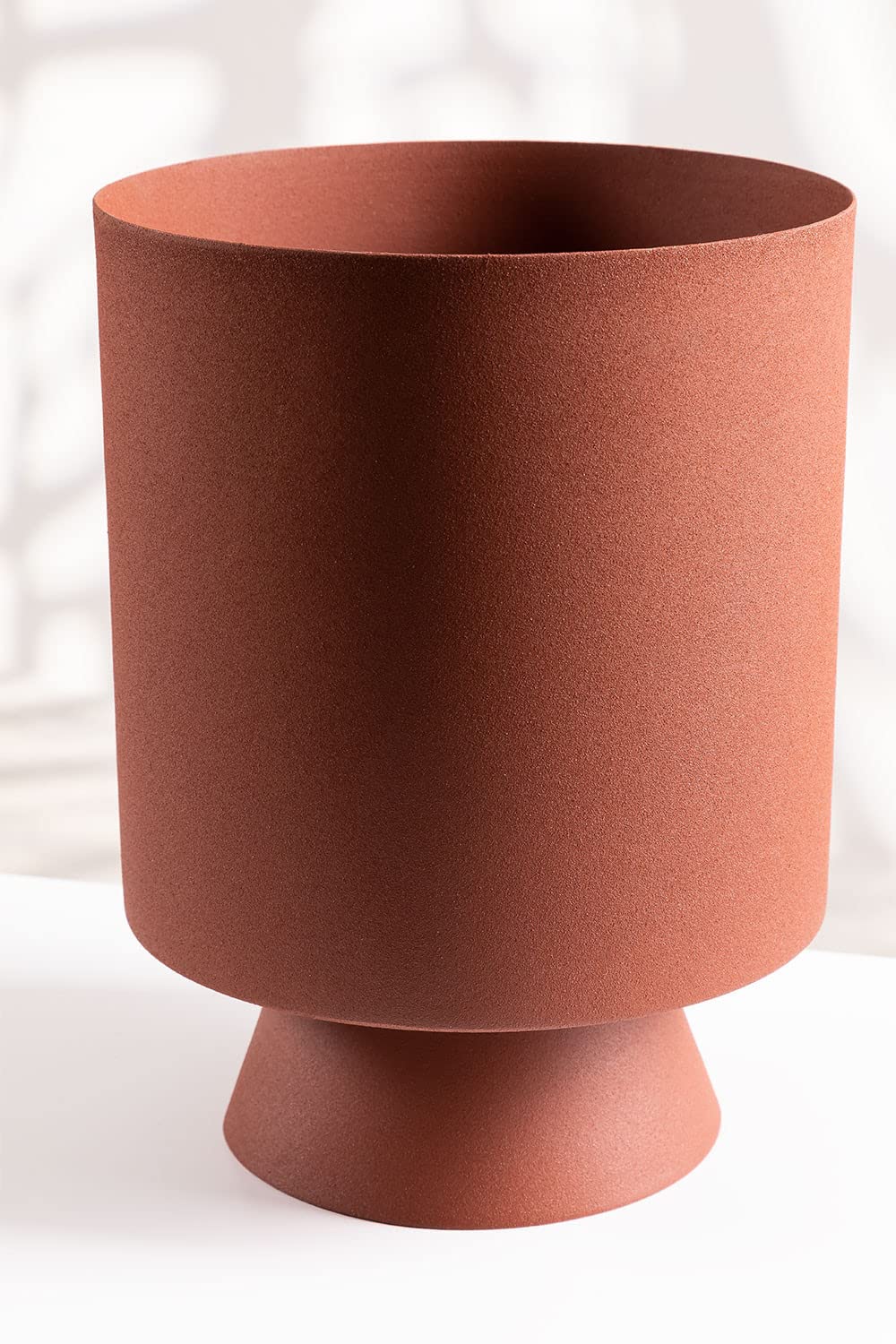 Sklum Zuri vaso in metallo ruggine 27 cm
