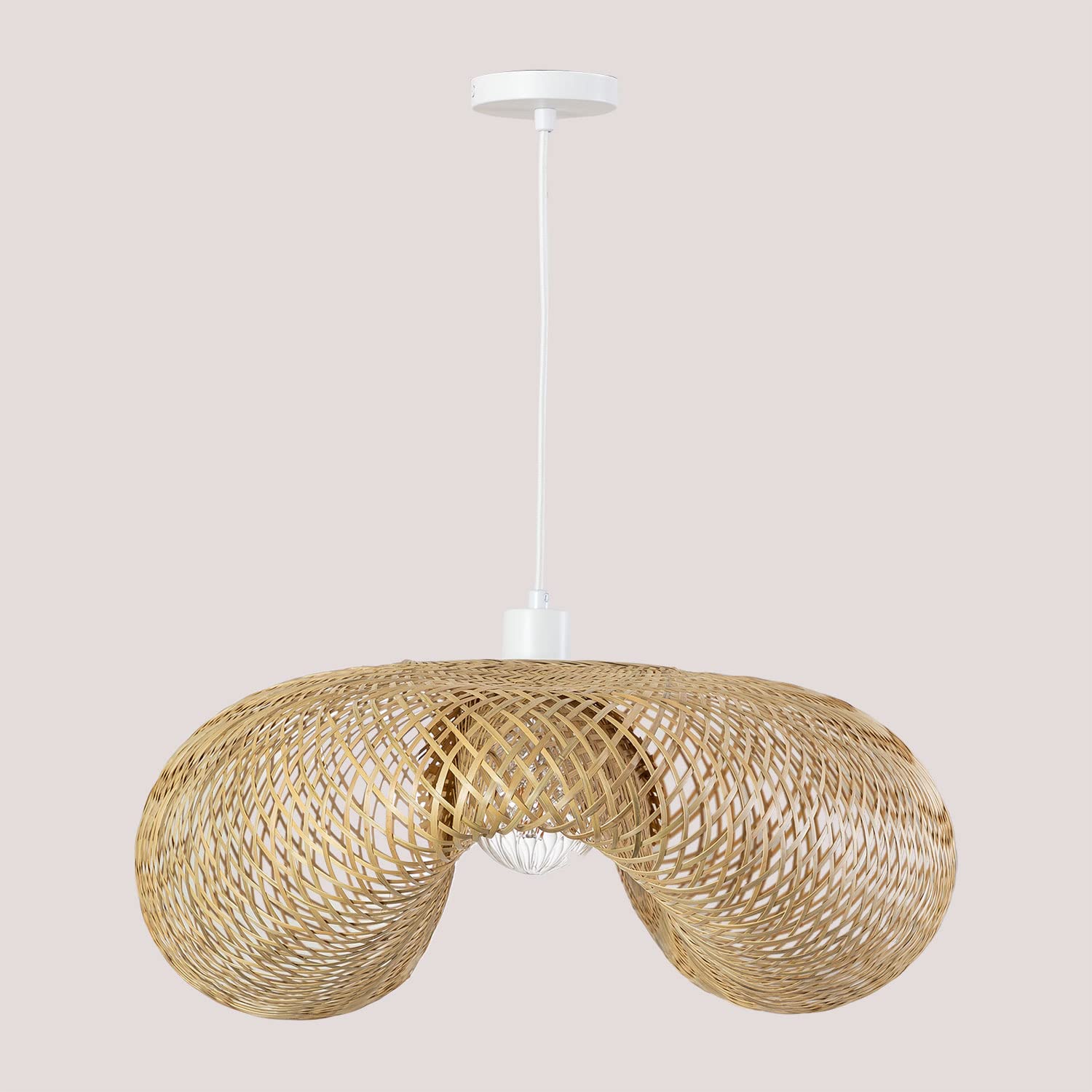 Sklum Kariba lampada a sospensione bambu 78 cm
