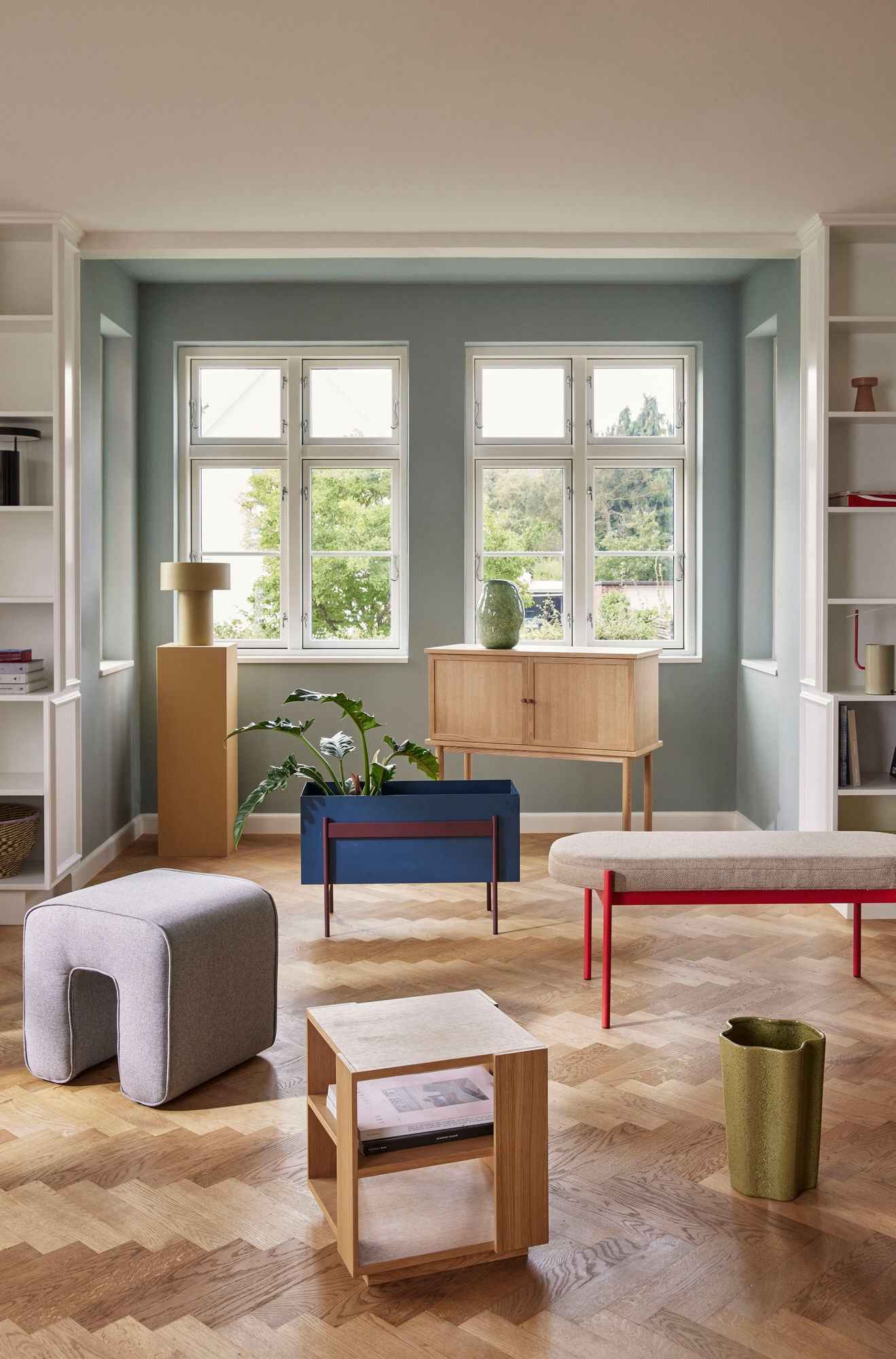 Bambua Merge tavolino rovere naturale 37x37 cm