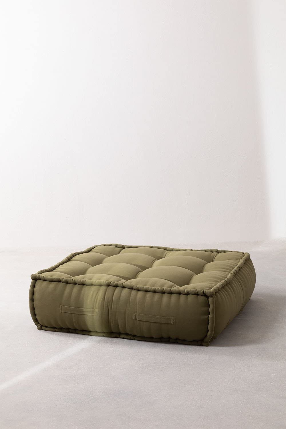 Sklum Yebel Verde Salvia pouf divano modulare cotone