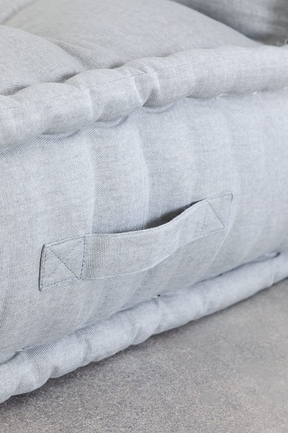 Sklum Dhel Cuscino Divano in Cotone Grigio Ghiaccio