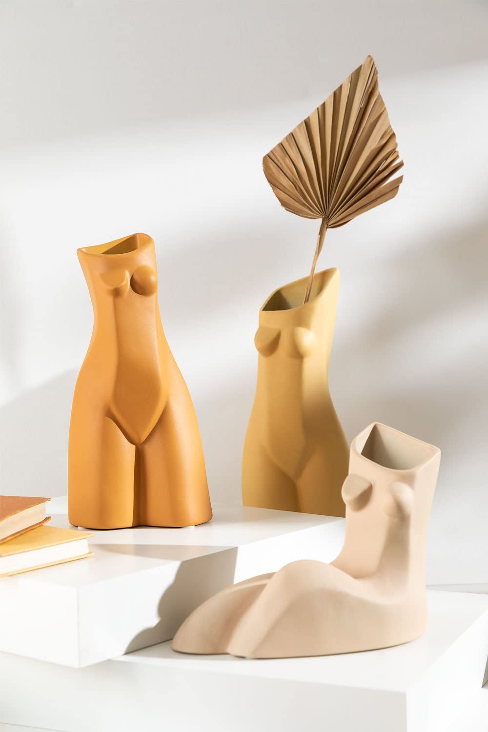 Sklum Josefine Vaso Ceramica 22 cm Mostarda