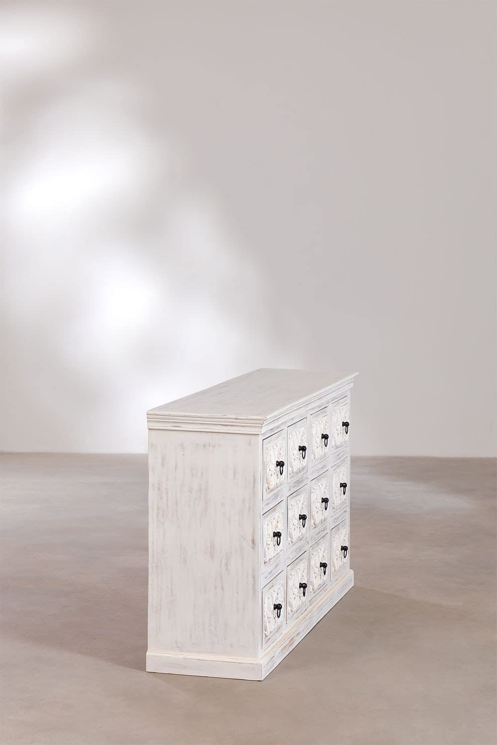 Sklum Baran credenza bianco vintage 154,5 cm mango