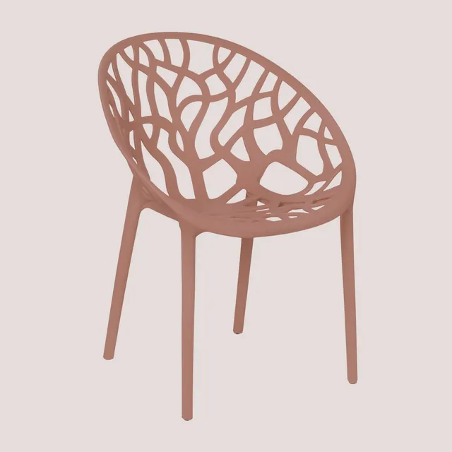 Sklum Ores sedia da giardino terracotta impilabile