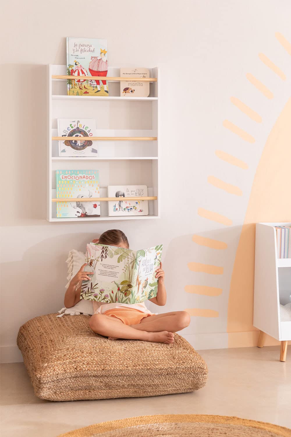 Sklum Pilew pouf quadrato iuta 60x60 cm naturale