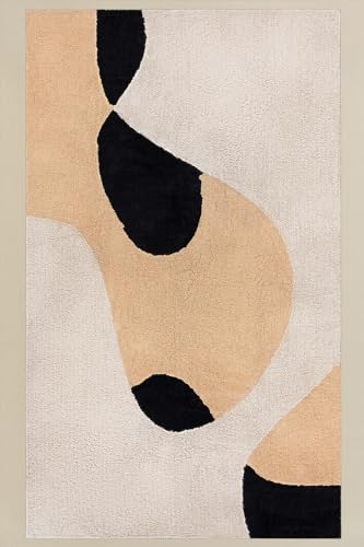 Sklum Siana tappeto in cotone 320x190 cm beige crema