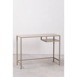Sklum Gori mobile ingresso 100x36 cm Marrone Grano acciaio