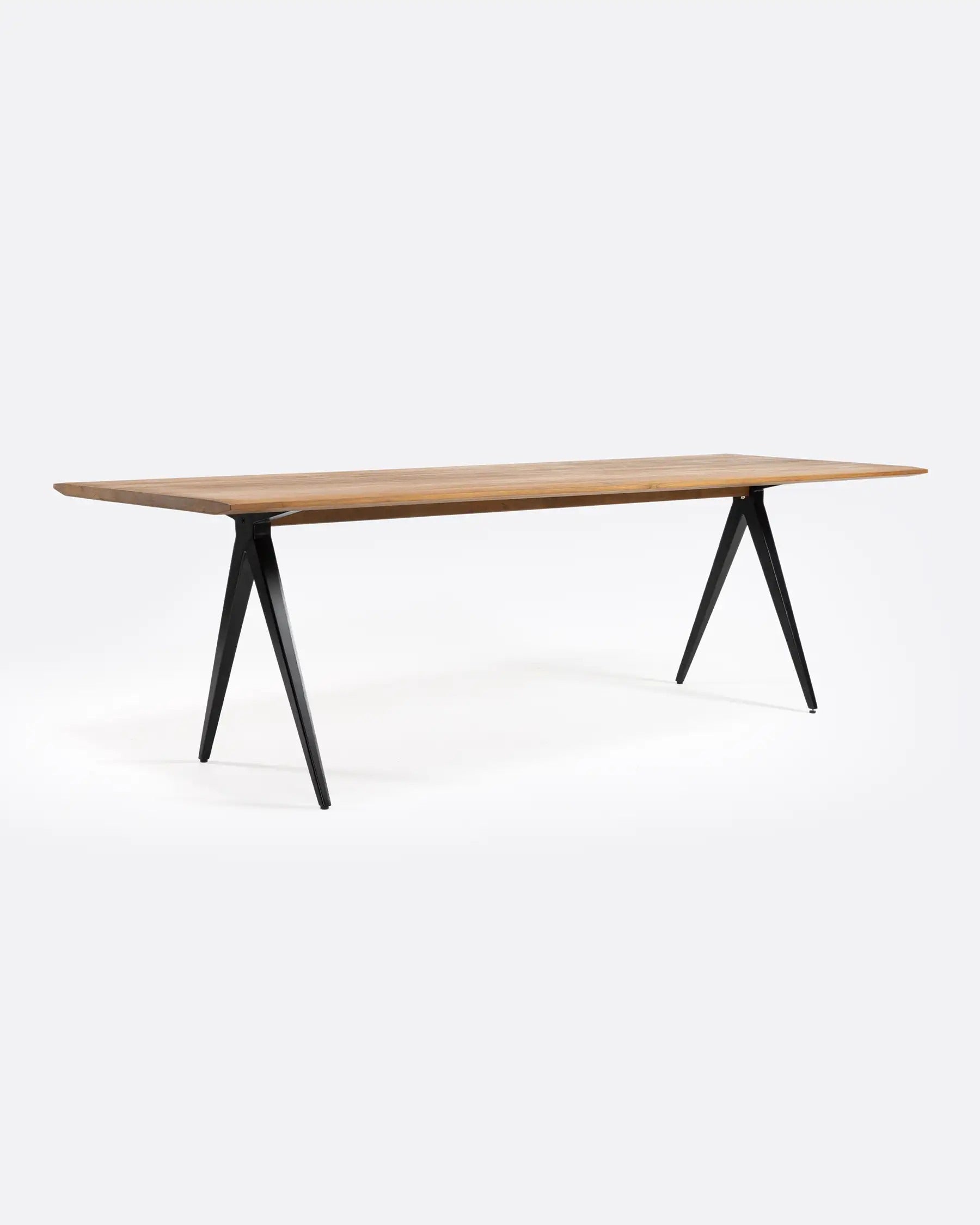 Bambua Liku tavolo pranzo 140 teak riciclato