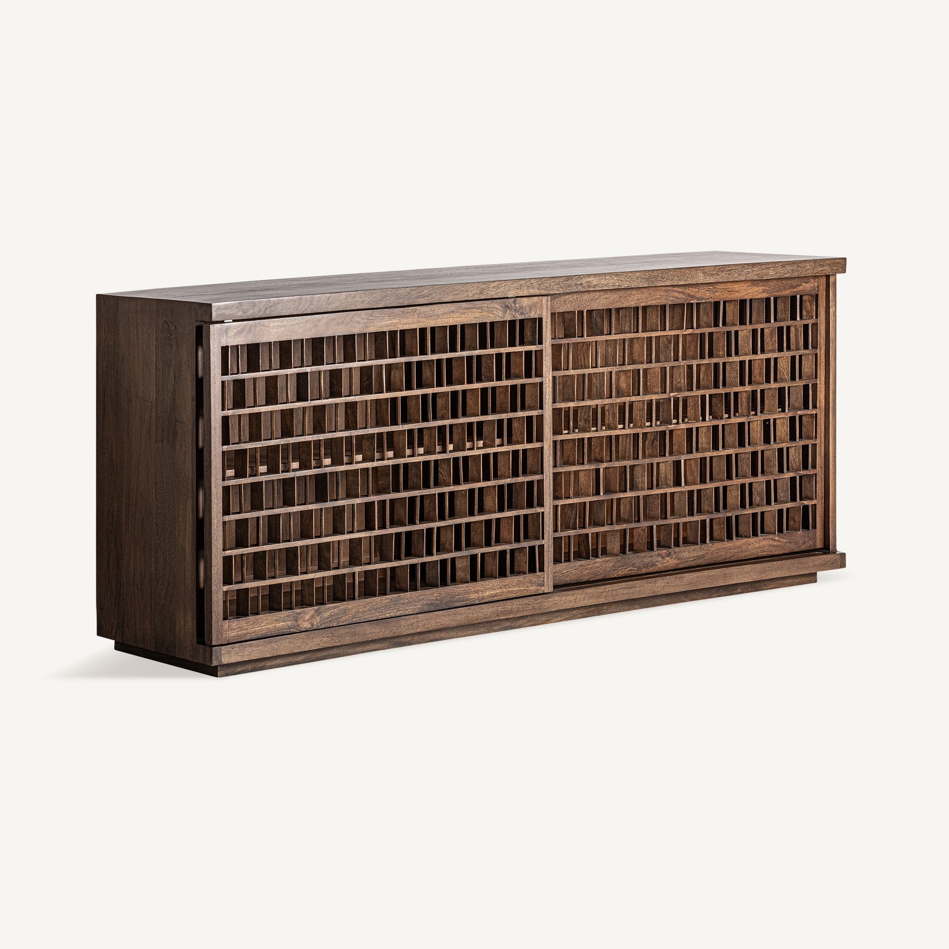Bambua Kladno credenza mango scuro intagliata