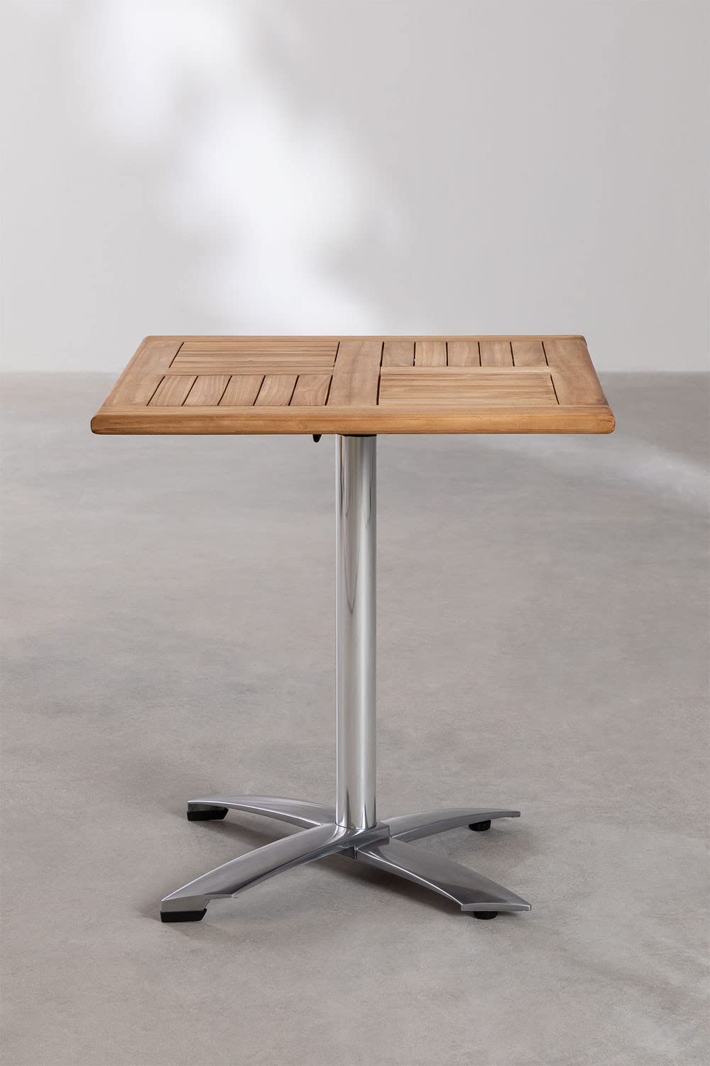 Sklum Bruh tavolo bar quadrato in teak 70x75,5 cm