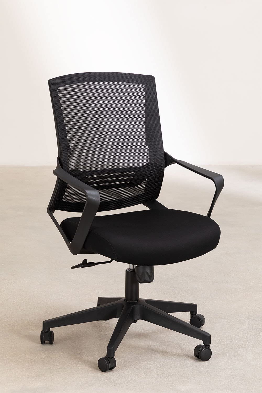 Sklum Work sedia da ufficio con ruote nera