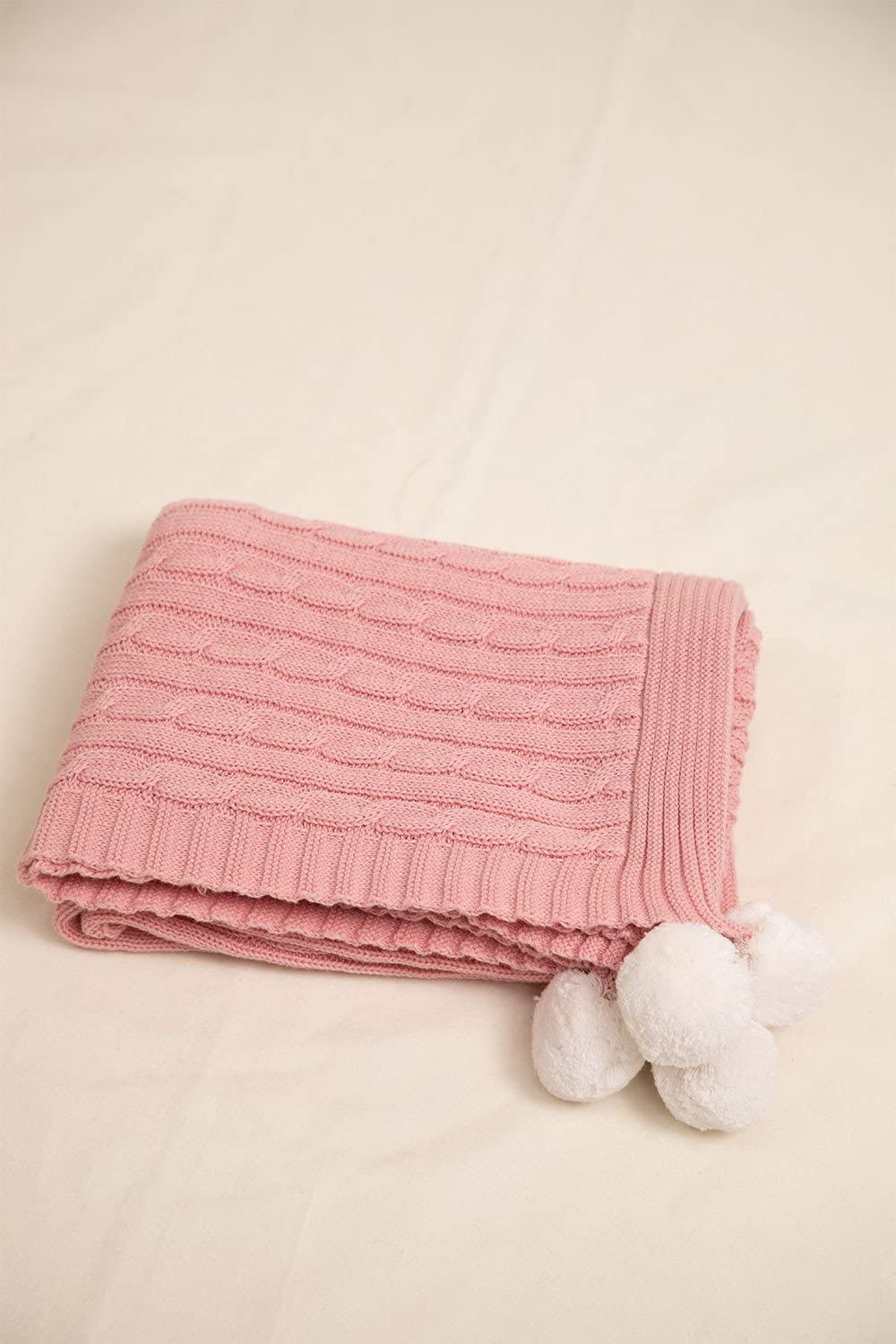 Sklum Benys Kids coperta in cotone rosa 80x100