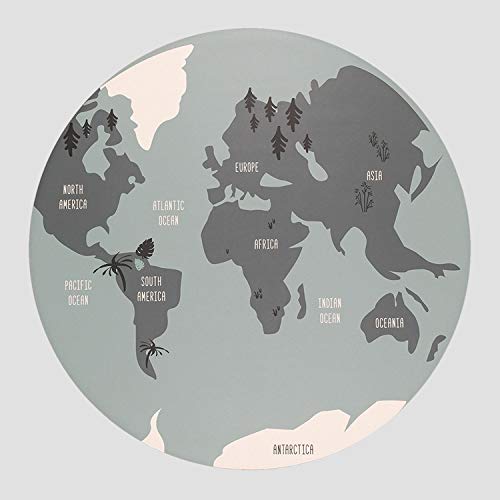 Sklum Nirar Kids C Tappeto Rotondo Ø150 cm Vinile Mappa