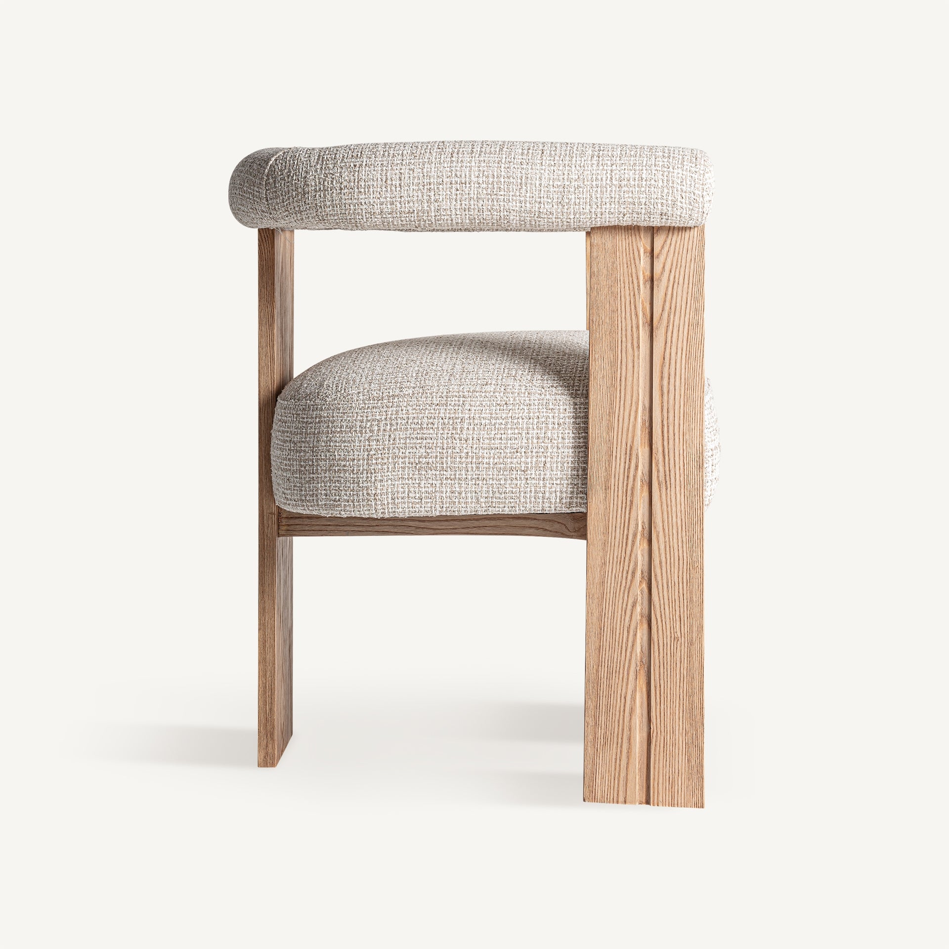 Bambua Ustka poltroncina marrone beige in tessuto