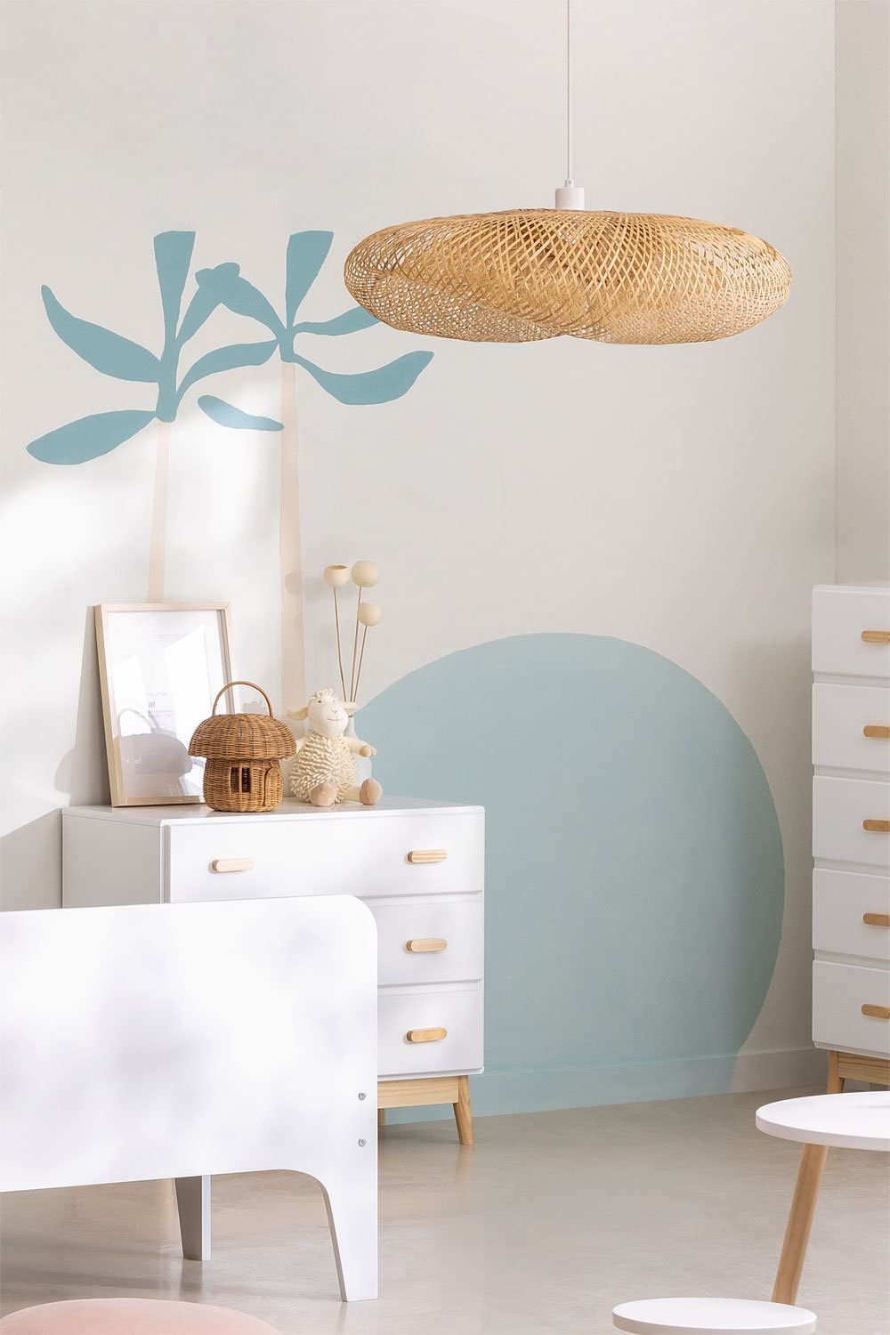 Sklum Kariba lampada a sospensione bambu 78 cm