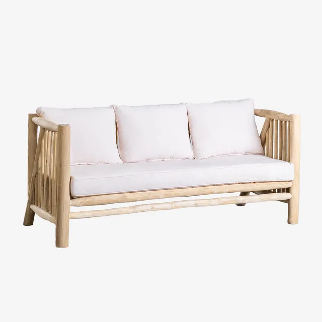 Sklum Narel divano giardino 3 posti teak 180 cm