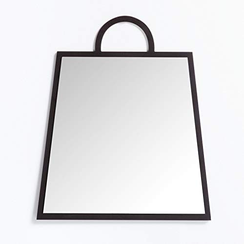 Sklum Calen specchio rettangolare MDF nero 69x59 cm
