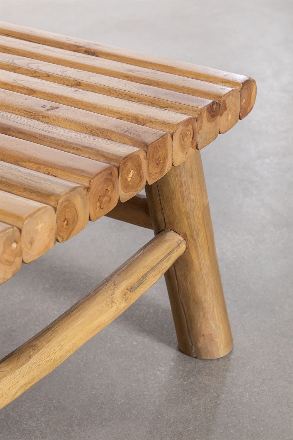 Sklum Narel Style Tavolino quadrato teak 80 cm