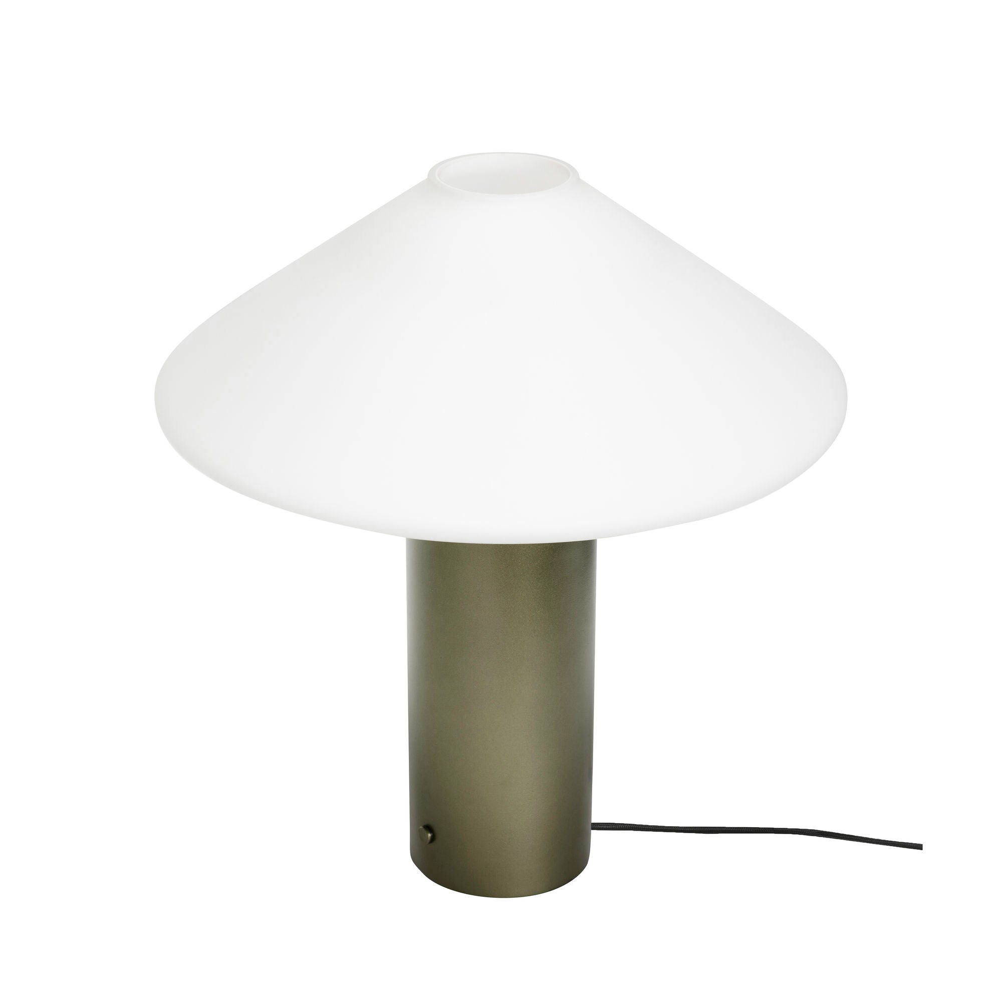 Bambua Orbit lampada da tavolo verde scuro vetro