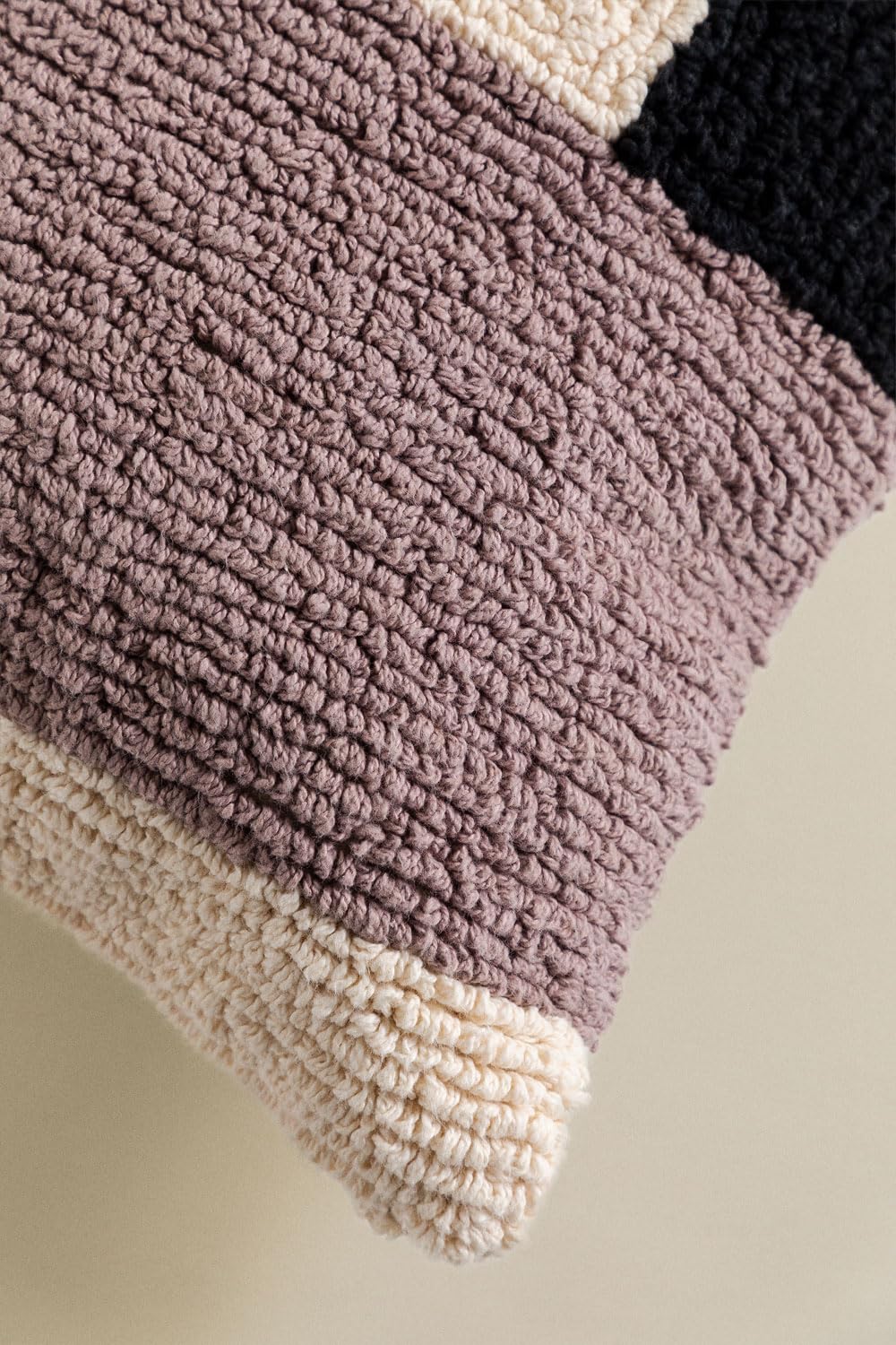 Sklum Ryker cuscino quadrato cotone 45x45 violetta