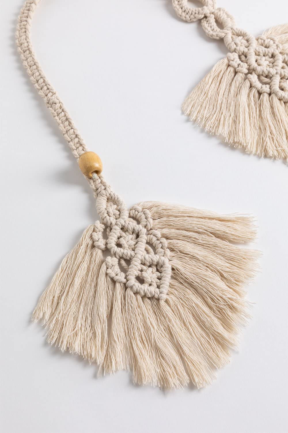 Sklum Darya fermatende in cotone beige crema set 2