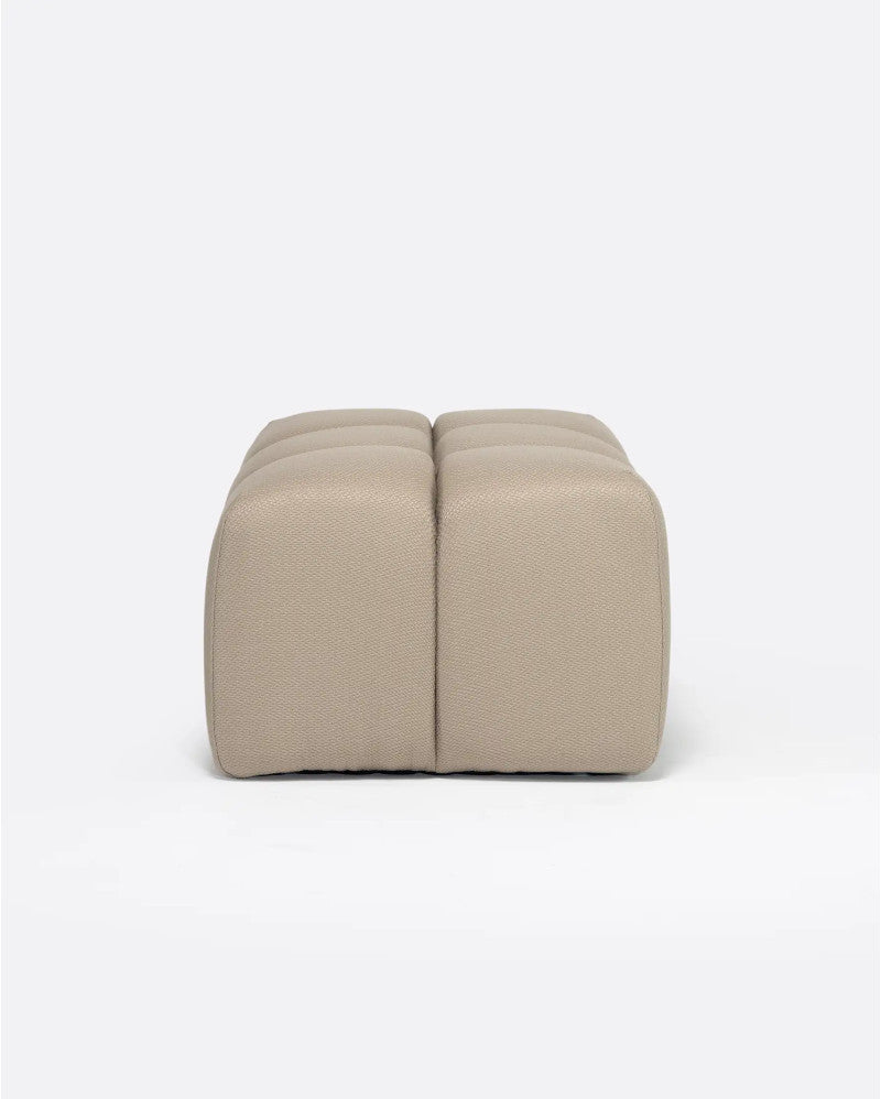 Bambua Chopin Outdoor pouf da esterno sabbia