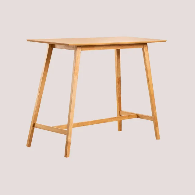 Sklum Kerhen tavolo alto legno 140x60 cm h 105 cm