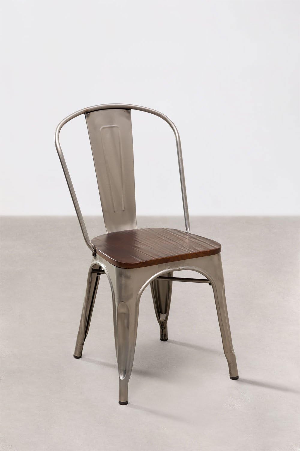 Sklum LIX sedia impilabile legno piallato