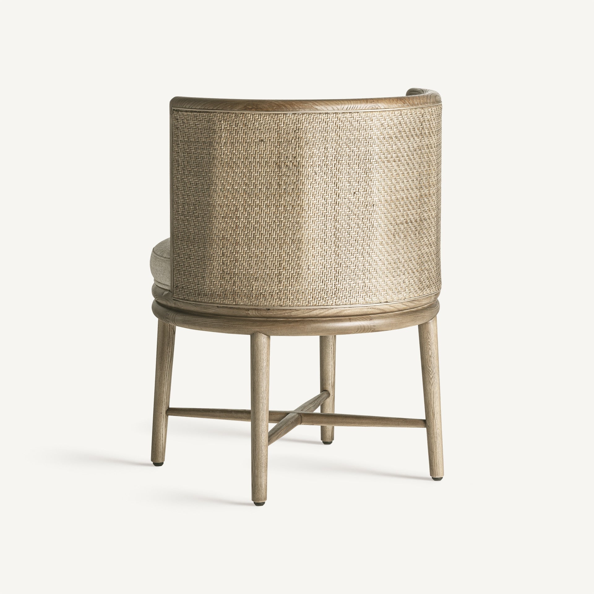 Bambua Varaire sedia rovere rattan