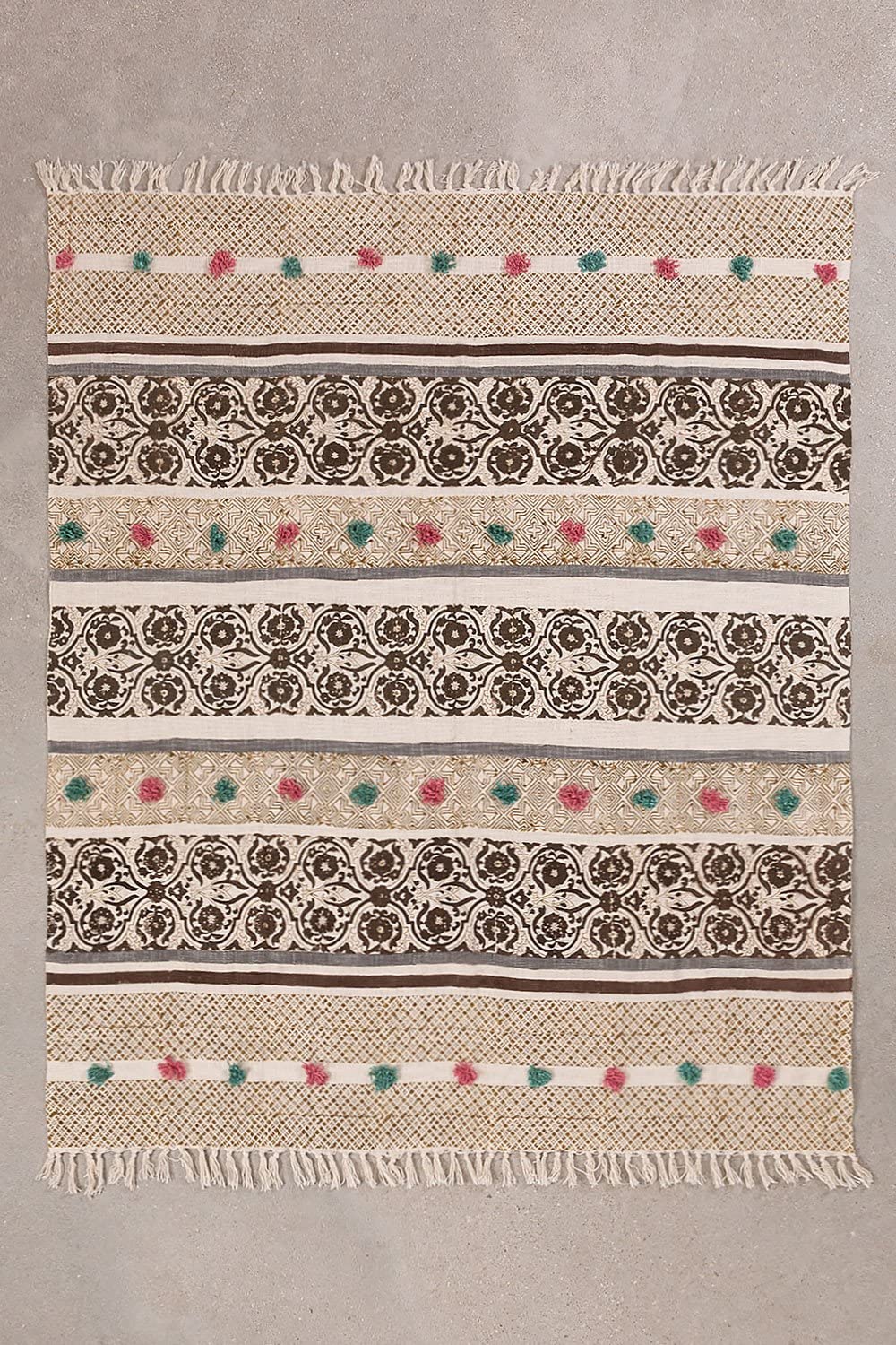 Sklum Betsi Plaid Coperta Cotone Multicolor 126x150 cm