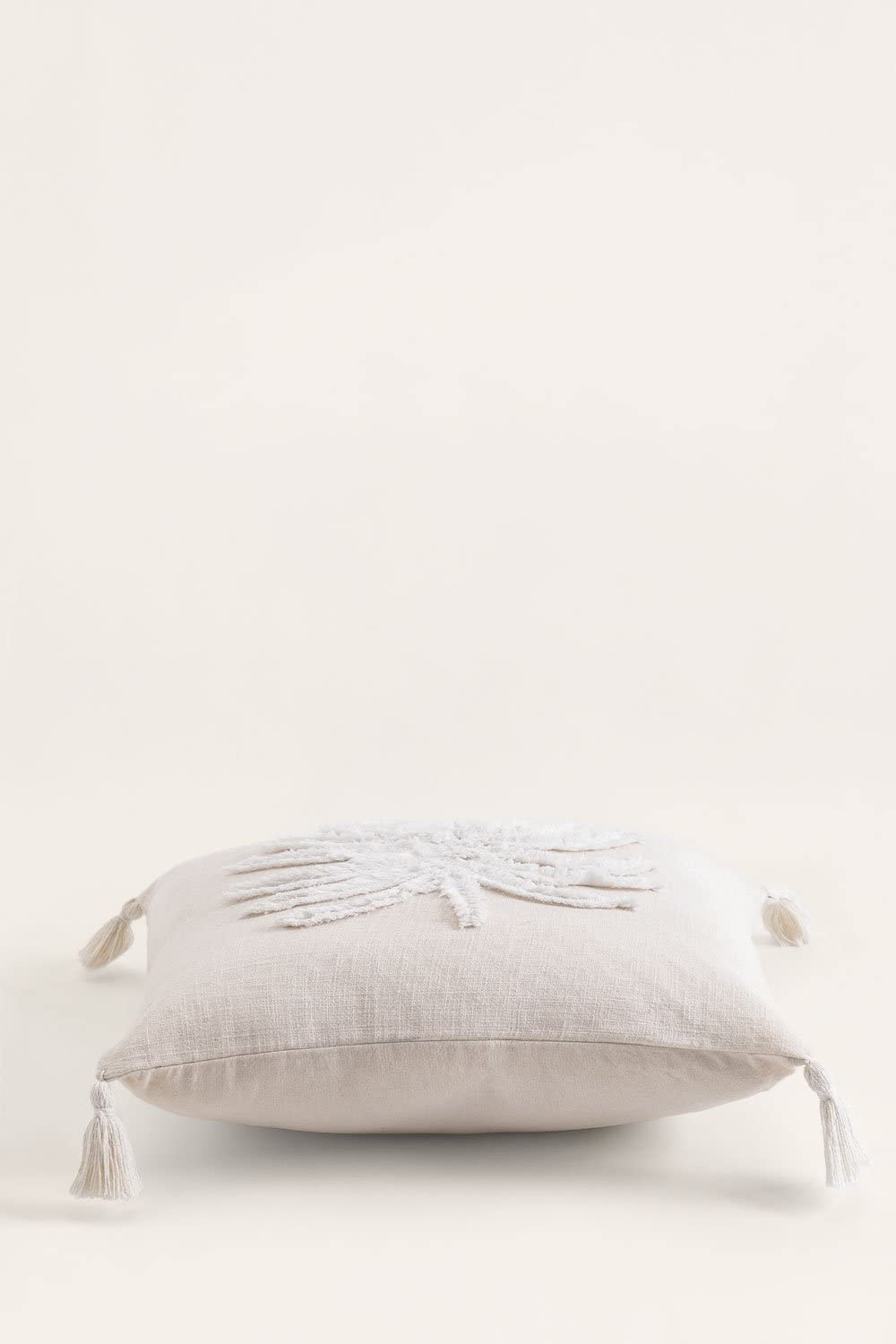 Sklum Goias Gardenia cuscino quadrato cotone 45x45 bianco