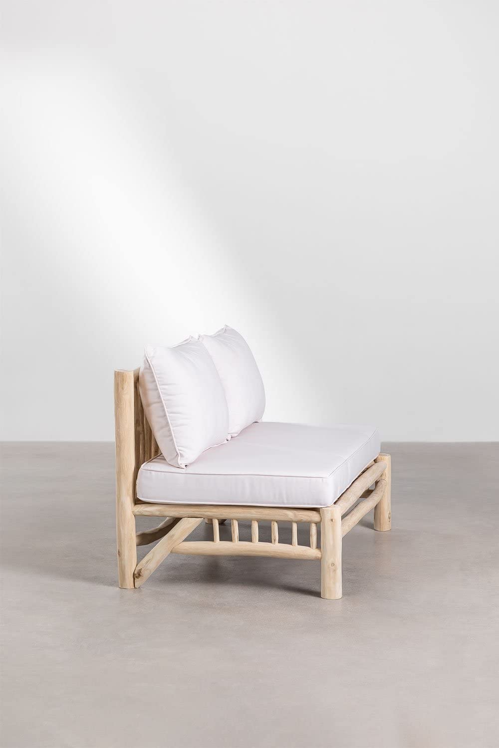 Sklum Narel divano 2 posti senza braccioli teak