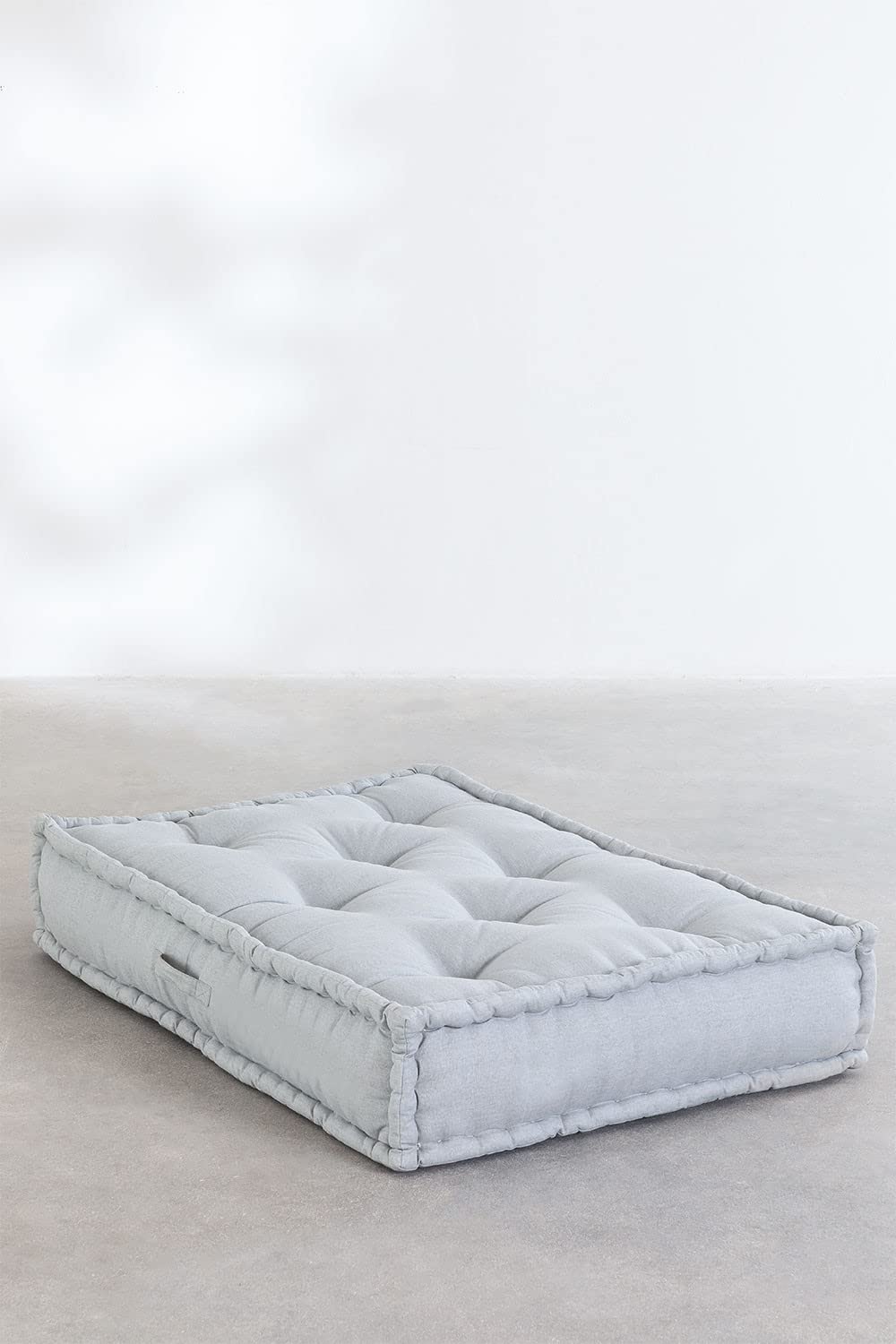 Sklum Dhel divano angolare grigio ghiaccio 3 pezzi cotone