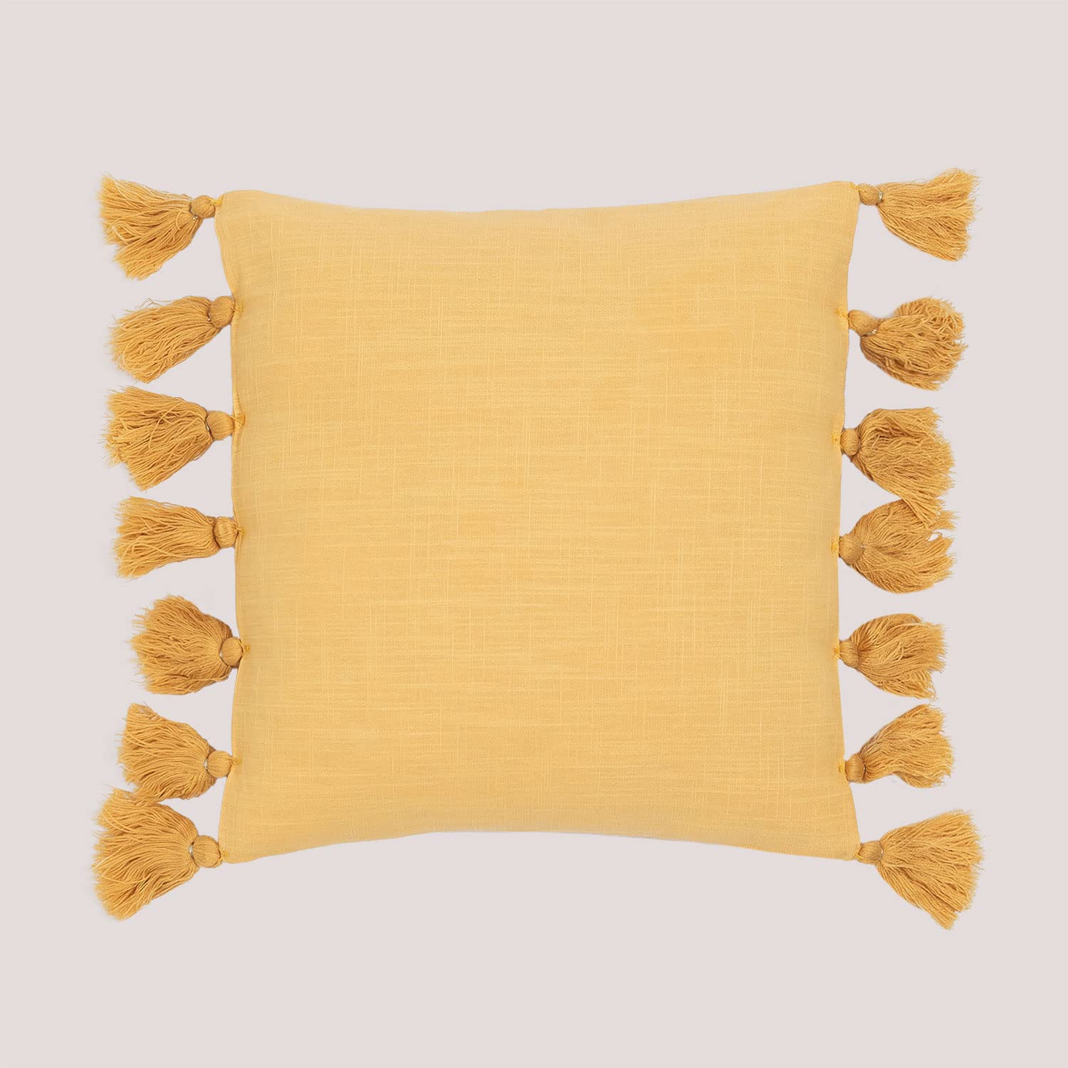Sklum Tuis cuscino 40x40 cm giallo curry in cotone