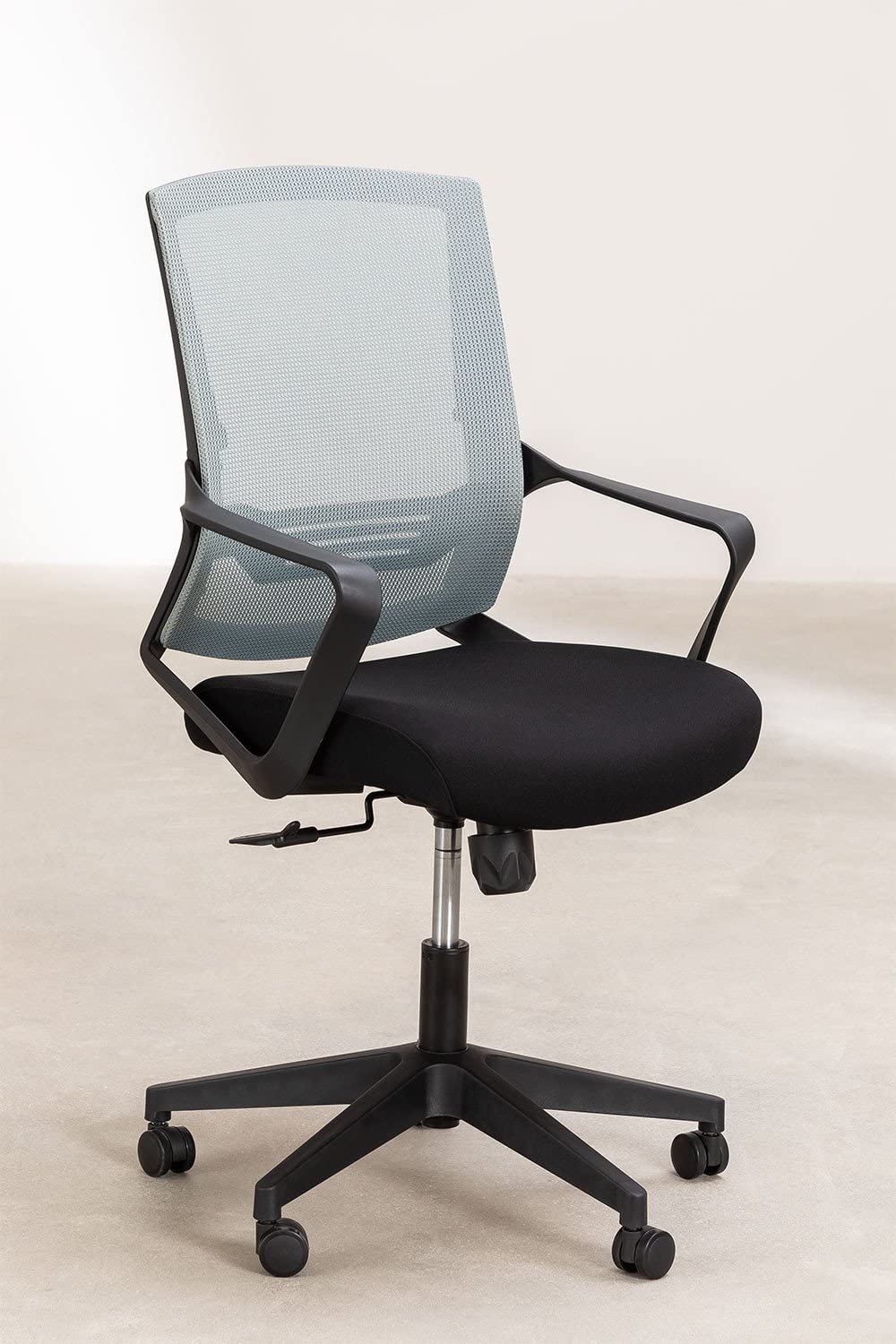Sklum Work Colors sedia ufficio con ruote grigio nero