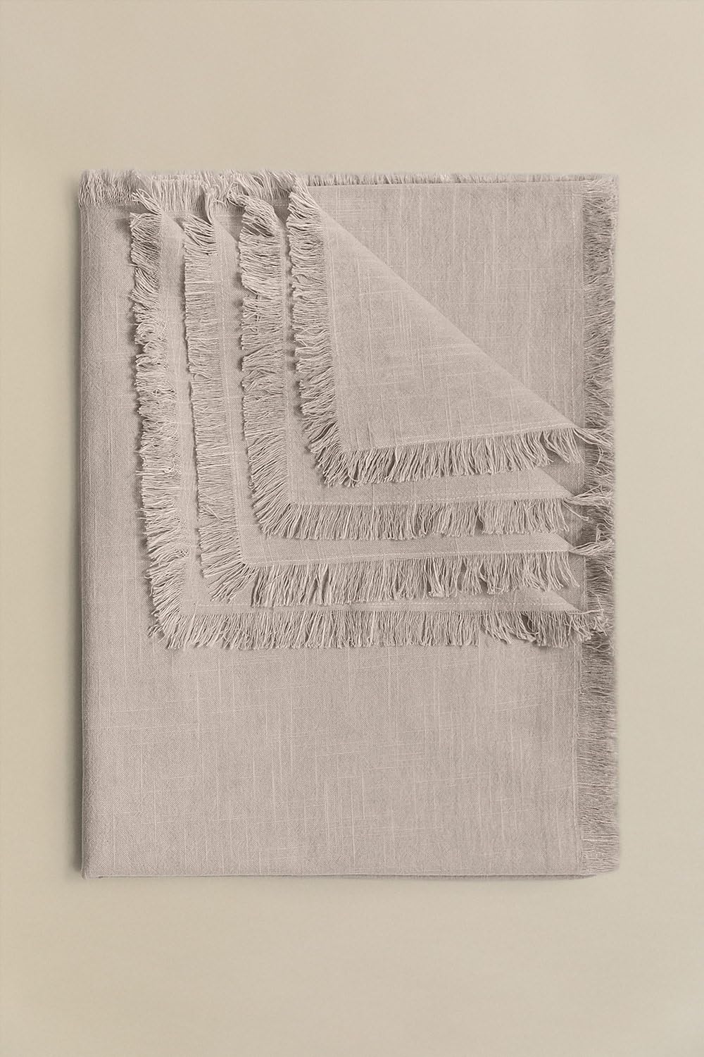 Sklum Nedeliya Tovaglia Cotone 140x240 cm con Frange