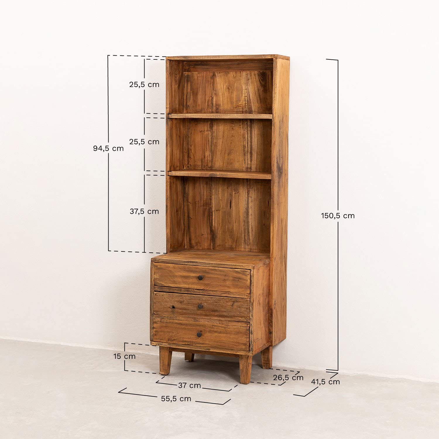 Sklum Jara armadio legno riciclato 150,5 cm