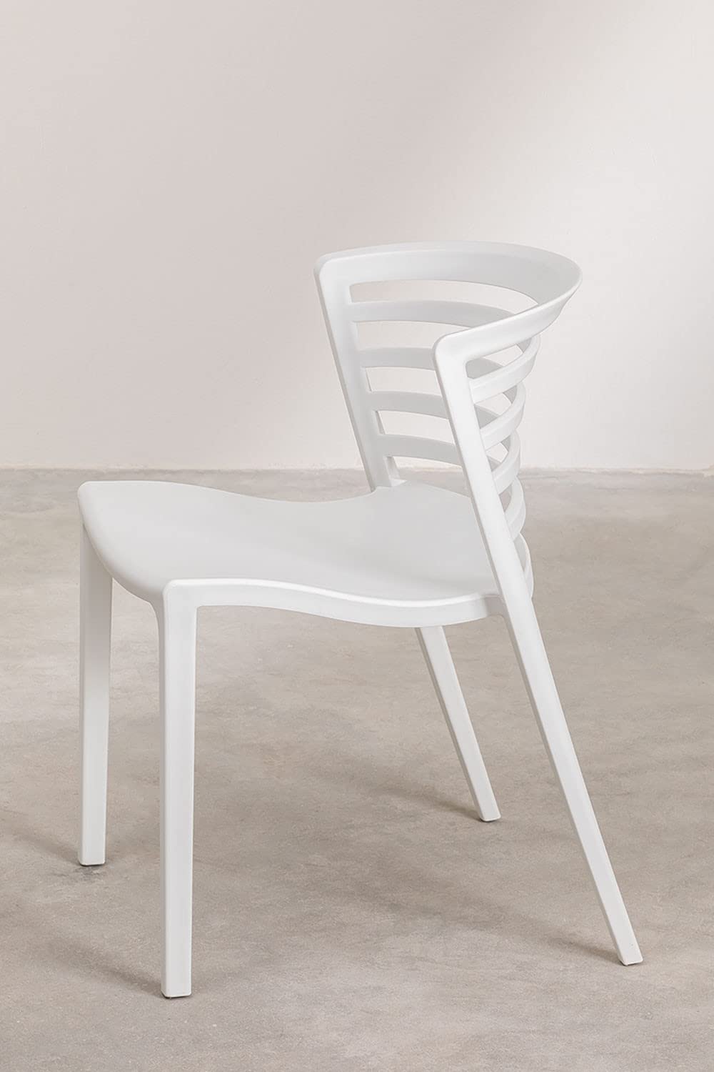 Sklum Mauz sedia giardino bianco 2 pezzi impilabile
