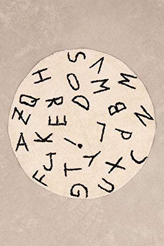 Sklum Letters Kids C tappeto rotondo cotone 104 cm