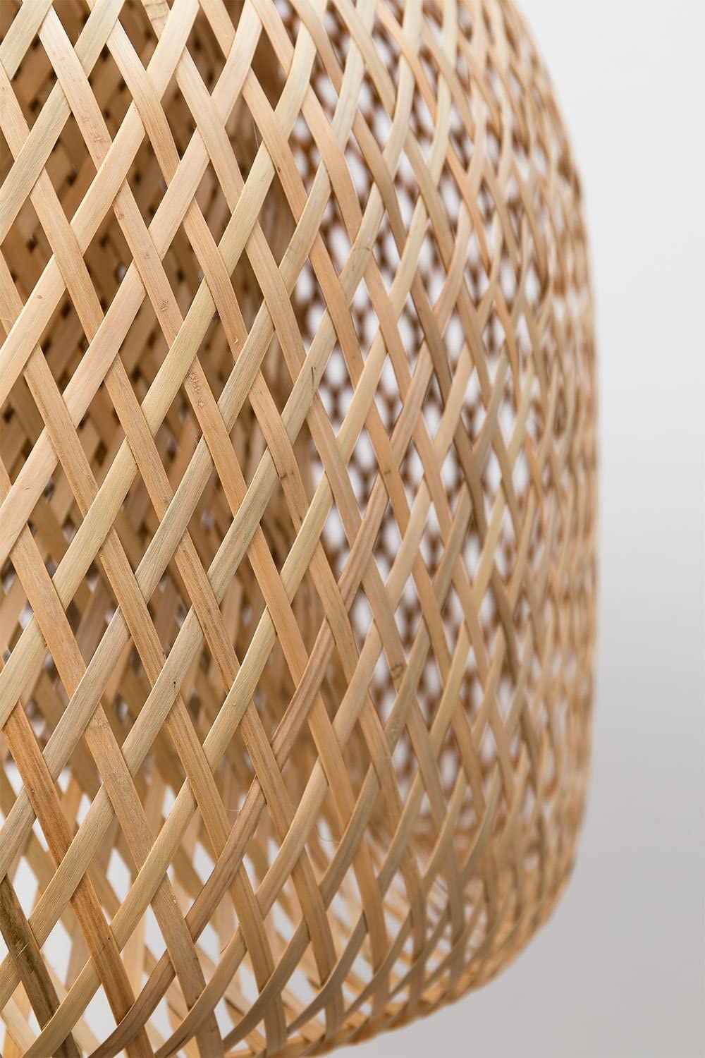 Sklum Debi Lampada da Soffitto in Bambù Naturale Ø45 cm