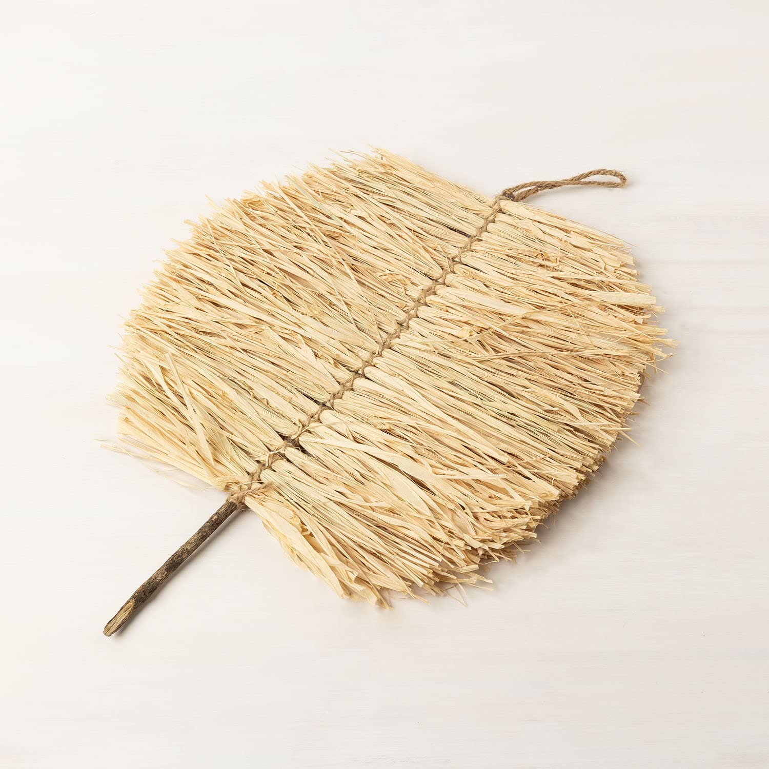 Sklum Yokari 45 cm ventaglio decorativo rafia naturale