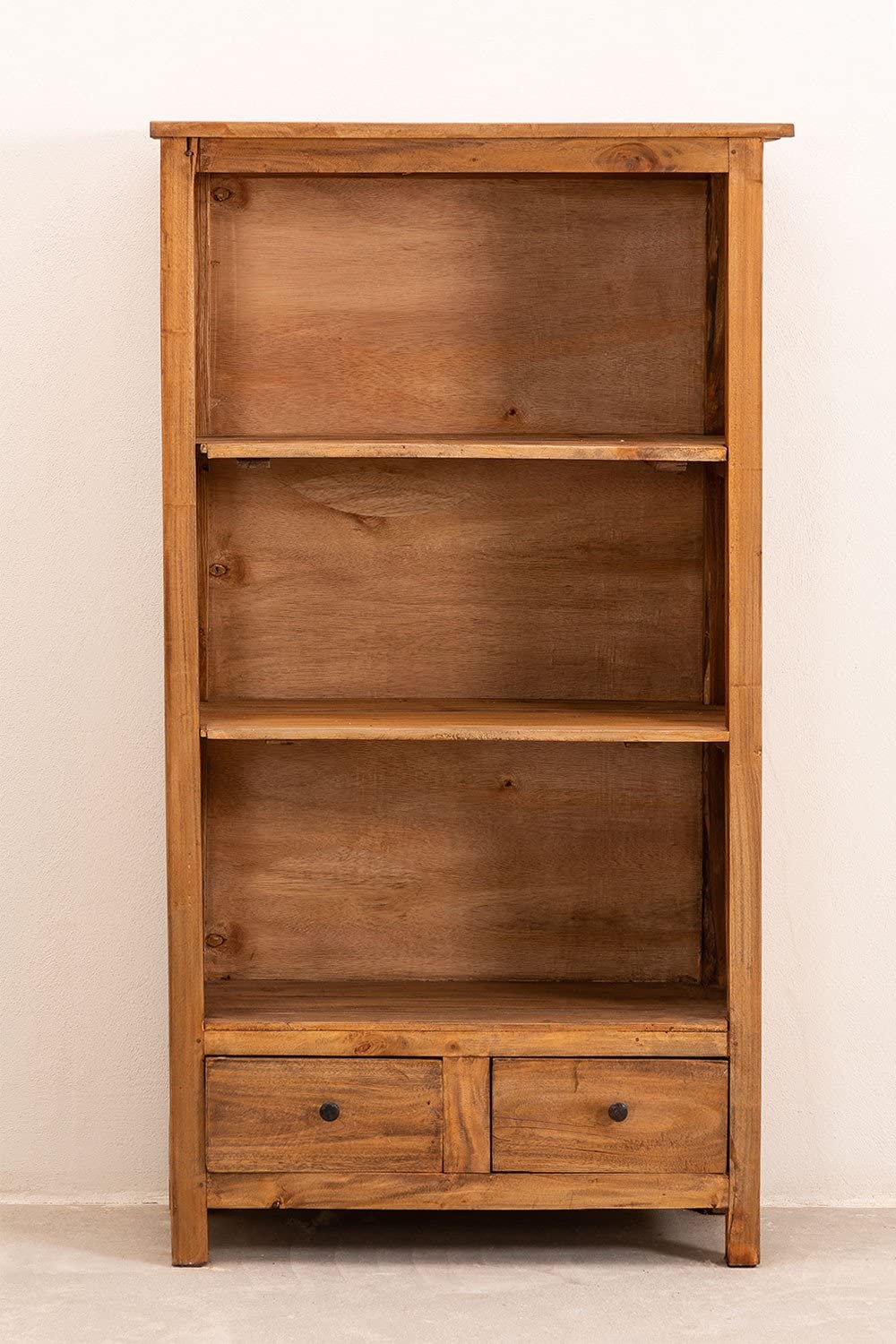 Sklum Jara set 2 librerie legno riciclato con ripiani